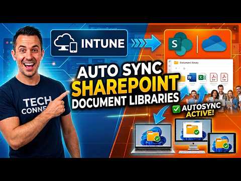 Intuneを使ってSharePointドキュメントライブラリを同期する方法（ステップバイステップ）