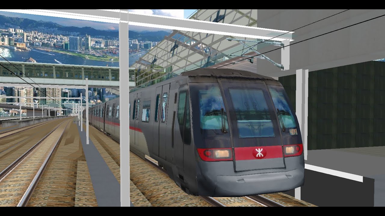 OpenBVE MTR 東涌綫 CAF Train (V601/V801)(香港 Hong Kong→東涌 Tung Chung) - YouTube