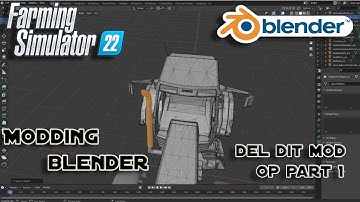 Farming Simulator 2022 Modding Blender Del Mod Op Part 1 Så du kan Lave Blank Rør
