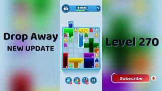 Drop Away Level 270 Walkthrough - NEW UPDATE | Step-by-Step Guide 🧠 | SolutionGuruji