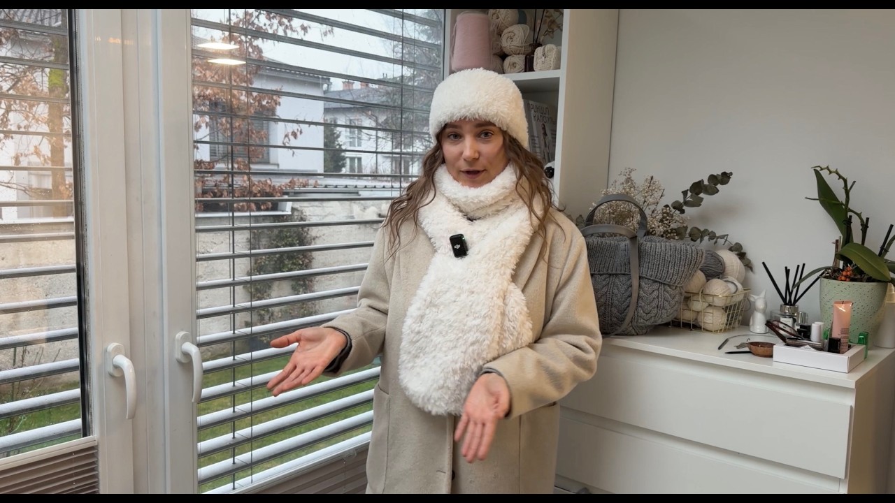 Вяжем стильный шарф за один Вечер. Подробный мастер класс.