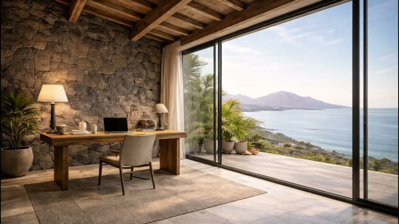 Stone Walls & Ocean Light – Deep Focus Piano Night