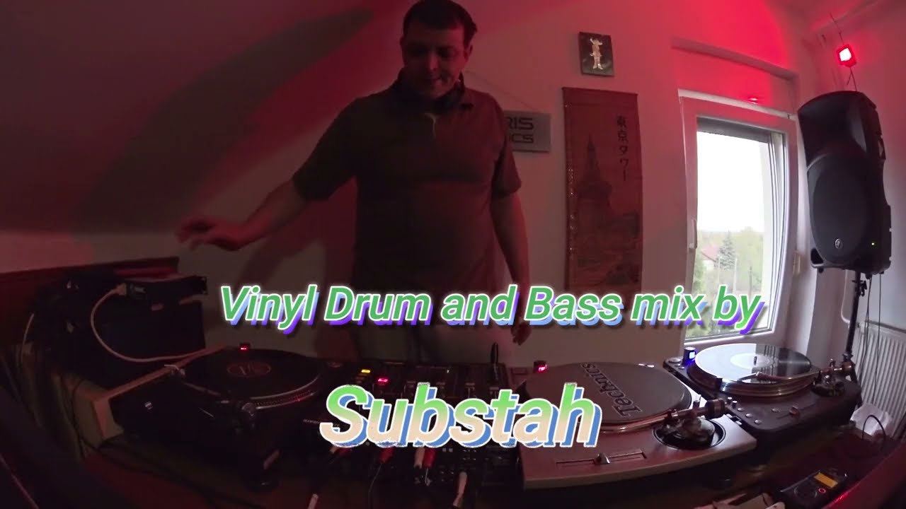 Drum and Bass mix from Vinyl -Old School,Jungle,Tech Step- by Substah 2025.10.28.