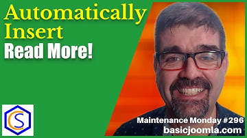 How to Automatically Insert a Read More in Joomla Articles - 🛠 MM #296
