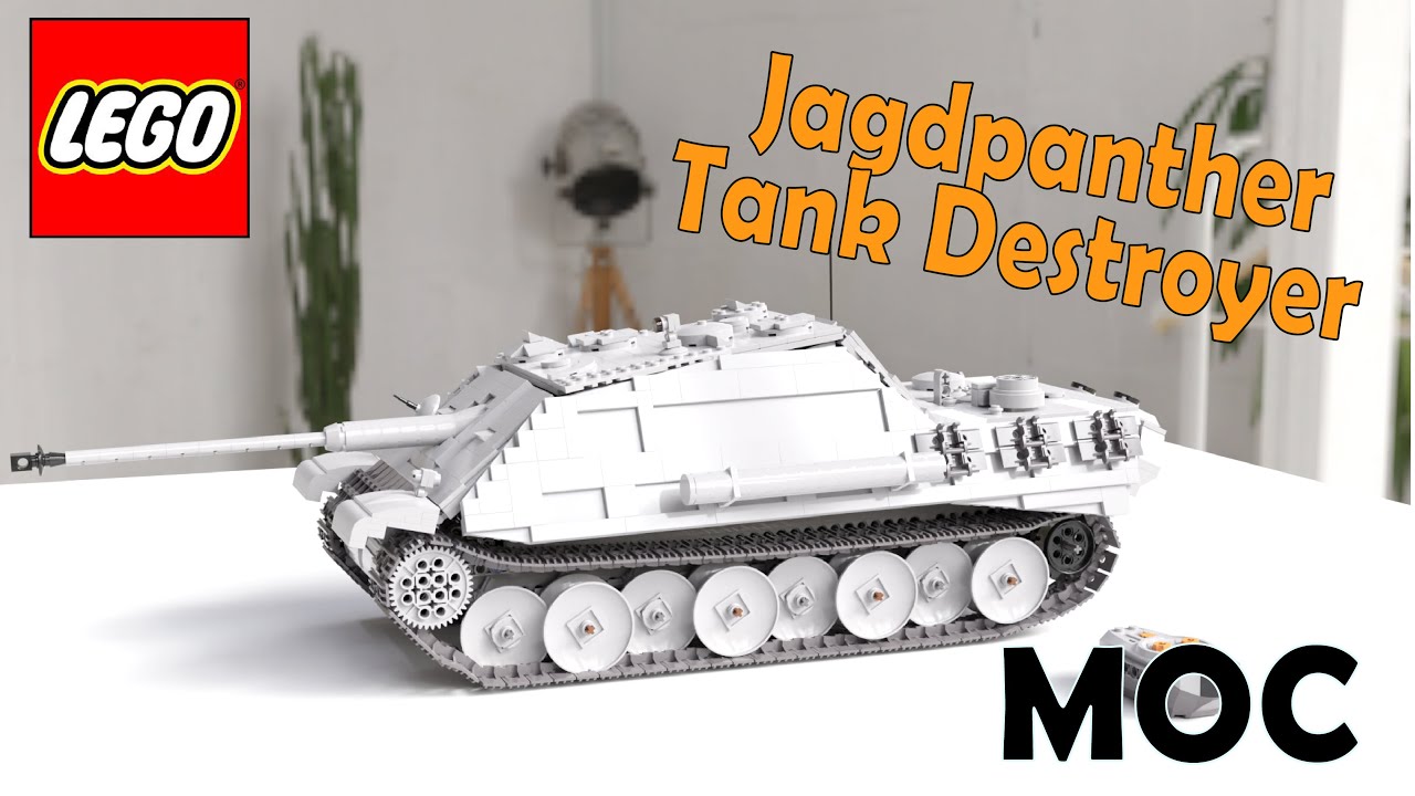 Lego MOC - Jagdpanther Tank Destroyer - Animation Speed Build - YouTube