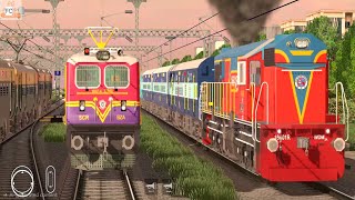 Rajdhani Express Train Driving in Railway Simulator India Android Gameplay | New Train Game Download screenshot 2
