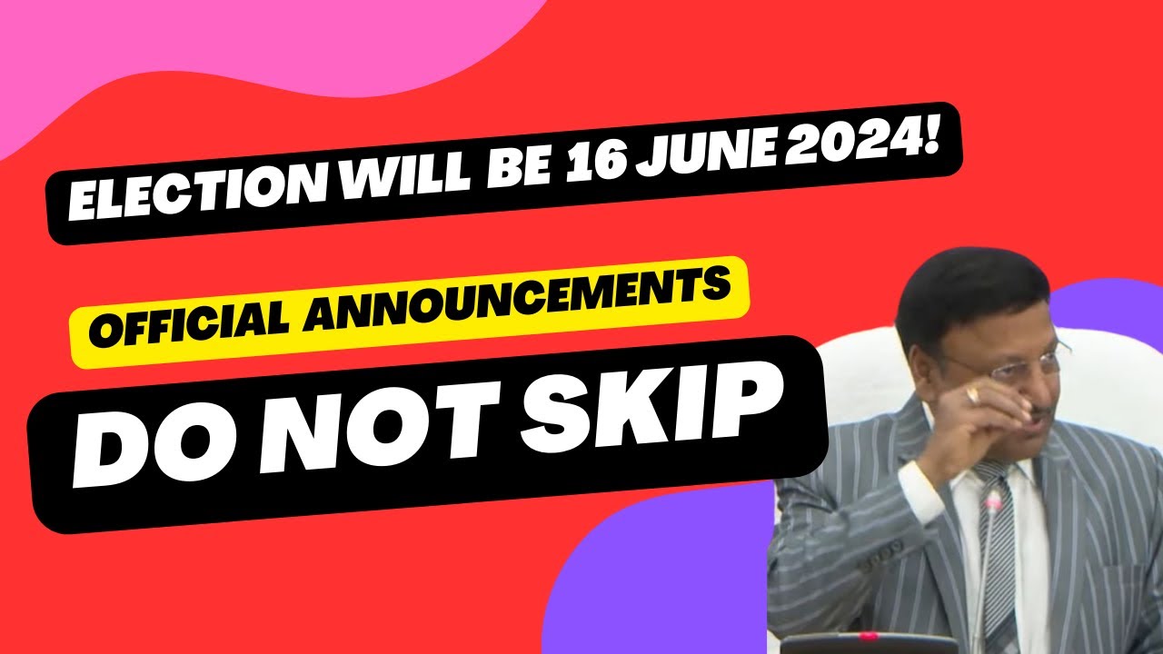 Election Will Be 16 June 2024 ! official notification 🔔 | Impact On CA Exam May/ June 2024
