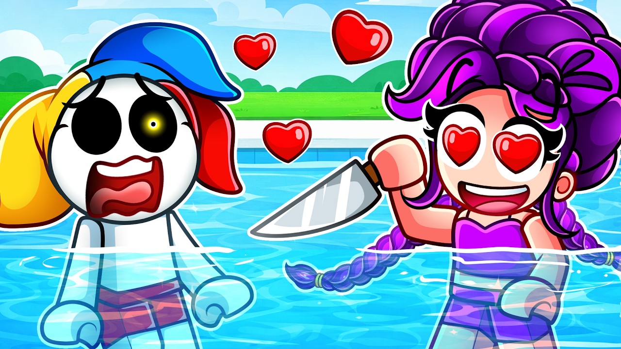 Lily lovebraids CONVIDOU seus AMIGOS para uma FESTA NA PISCINA no Roblox!