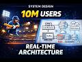 Design a Scalable Real-Time Cricket Score Update System for Millions | in Hindi | System Design