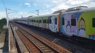 20160702 5873次觀音彩繪郵輪式列車 歸來通過