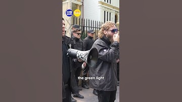 Group holds neo-Nazi protest outside of Parliament | 9 News Australia