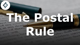 The Postal Rule | Contract Law