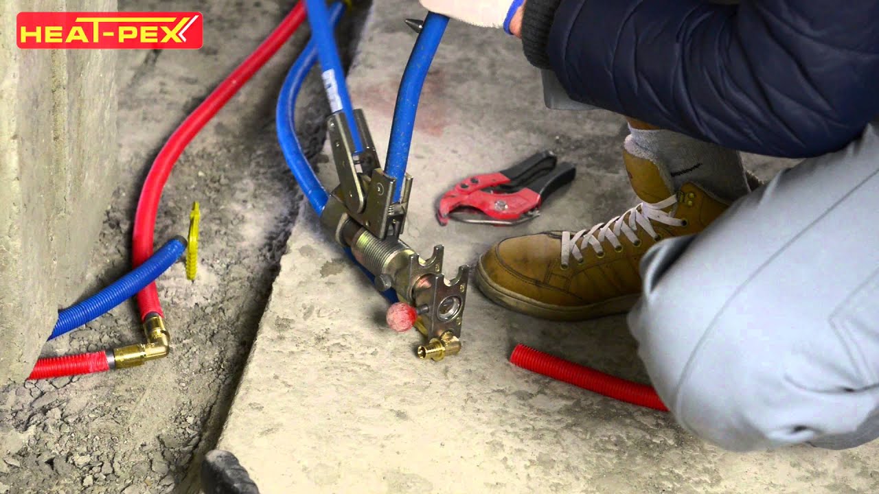 Монтаж системы Heat-PEX