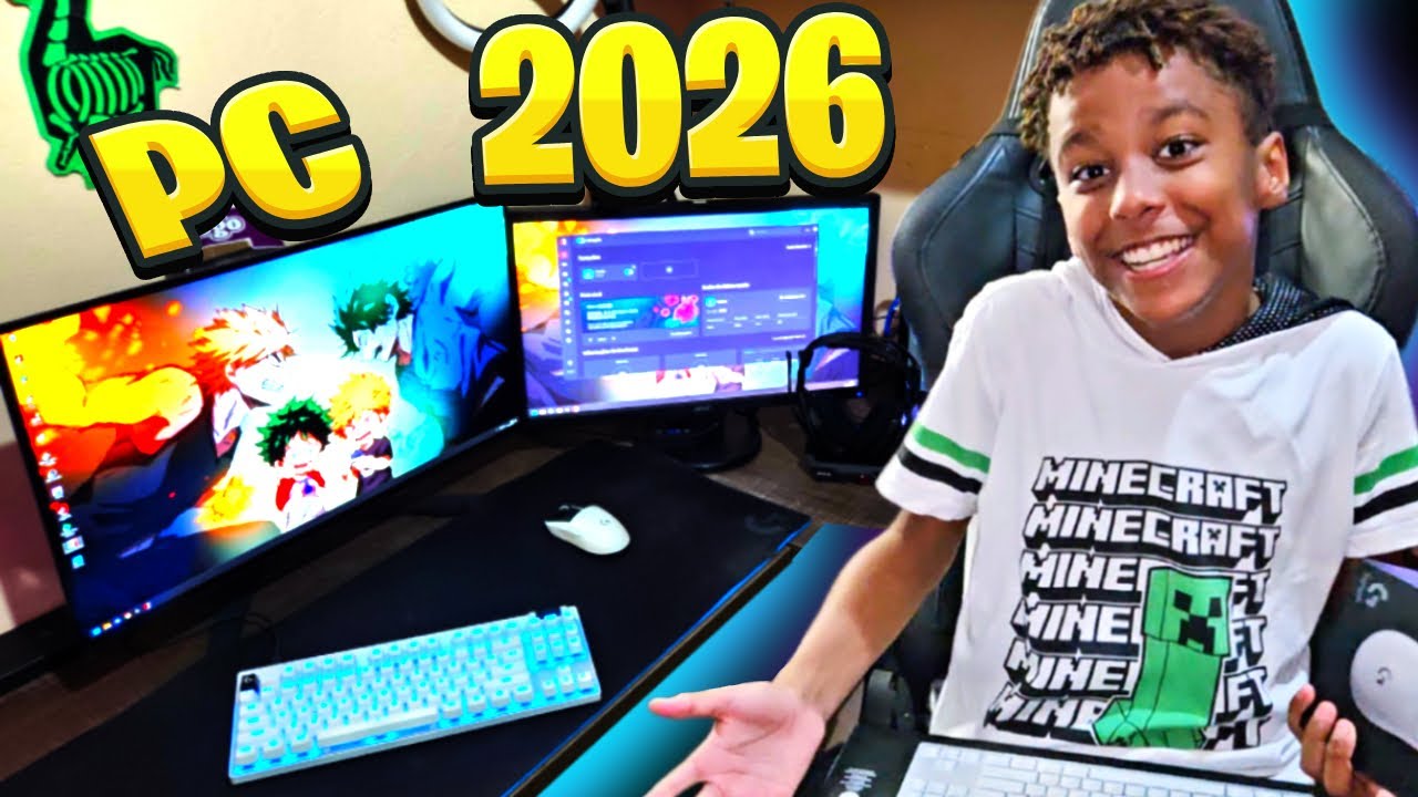 MEU SETUP GAMER 2026 PARA O COMPETITIVO DO FORTNITE 200 FPS YouTube 