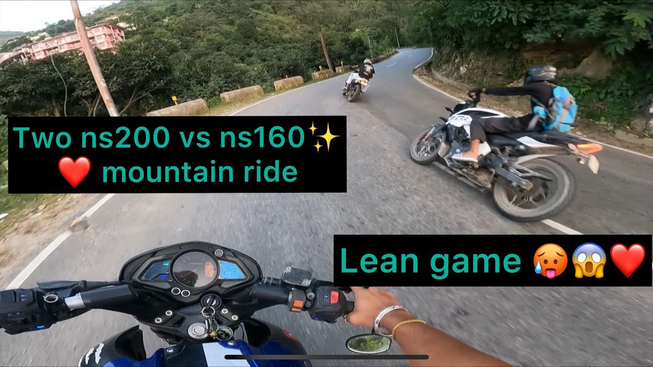 Hyper ride 😱❤️✨ || lean game 😱 || mountain race ns200 bs7&bs6 vs ns160😱❤️super moto mode😱