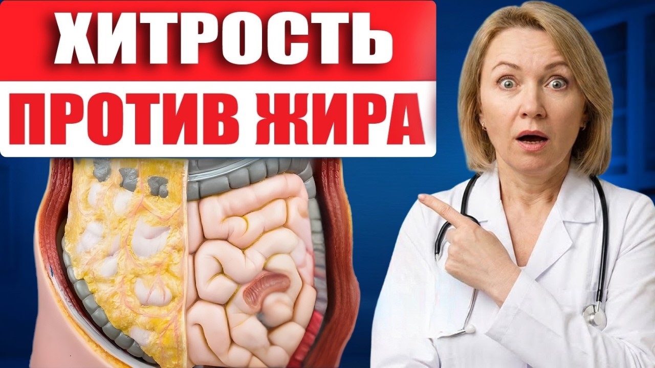 Как снизить инсулин и убрать висцеральный жир 5 простых шагов без диет и голодания!