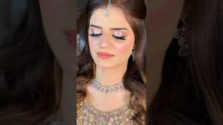 Soft Walima Bridal Makeup ✨ Silver Glitter Eyes & Peach Glow | Pakistani Bridal Glam 2026
