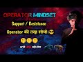 How to trade on supportresistance by using operator mindset