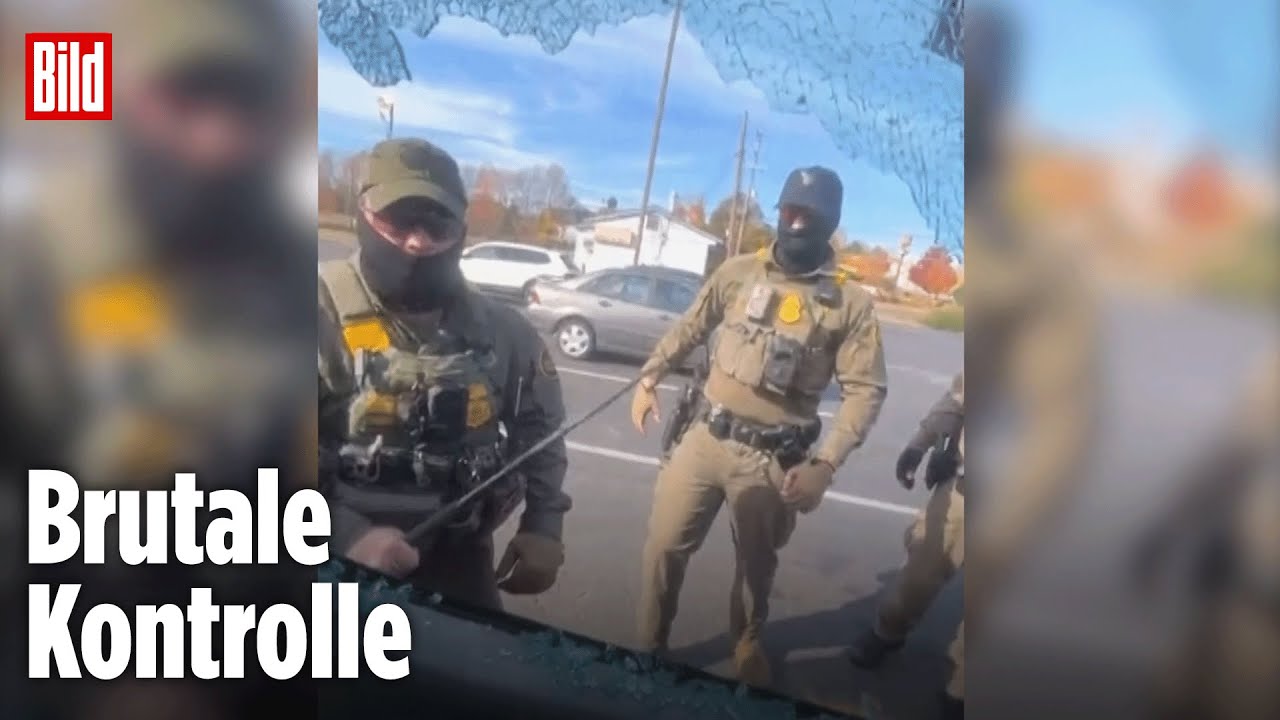 North Carolina, USA: ICE-Beamte schlagen Autoscheibe ein