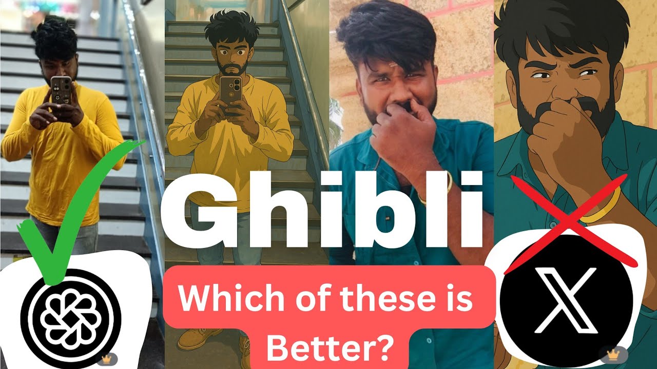 Studio Ghibli Tutorial on ChatGPT Image Creator Tutorial ChatGPT & Twitter Which of these is better?