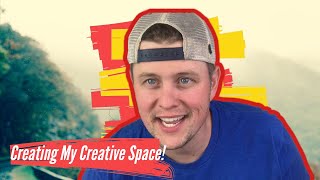 How I turned my spare room into my creative space/YouTube studio!