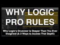 Why Logic's Drummer is Deeper Than You Ever Imagined (& 3 Ways to Access That Depth)