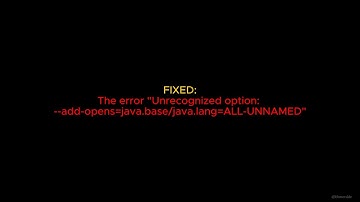 Java Error: --add-opens Not Working? Here