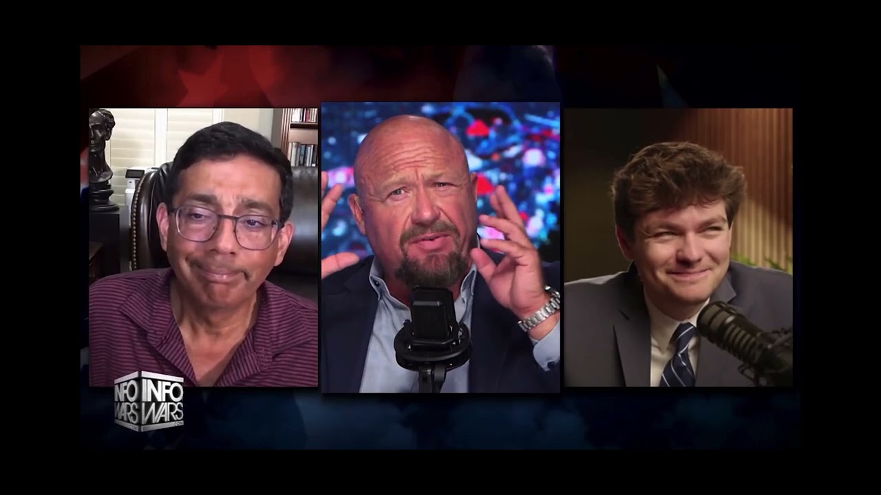 Caller phones in to Alex Jone’s show and gives Nick advice on debating Dinesh D’Souza