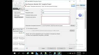 how to create template project in BMIDE teamcenter Wealth