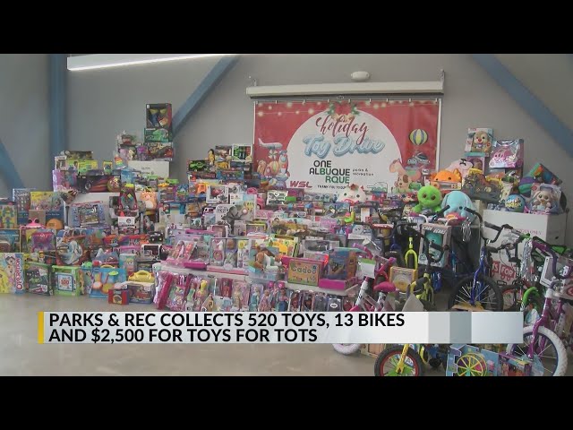 Collects Donations For Toys Tots