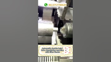 Automatic double head tube chamfering machine with lifter feeder