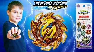 ЗОЛОТАЯ АДСКАЯ САЛАМАНДРА БейБлэйд Обзор Битва Salamander S4 Gravity Yielding BeyBlade Burst 3 сезон