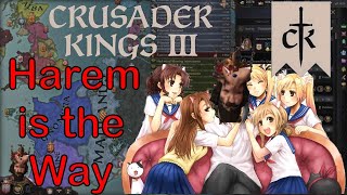 Casual Crusader Kings 3 but mods made it NSFW - Winning by Concubines
