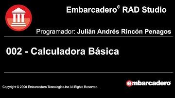 Delphi 002 ¿Cómo crear una calculadora básica en Delphi?