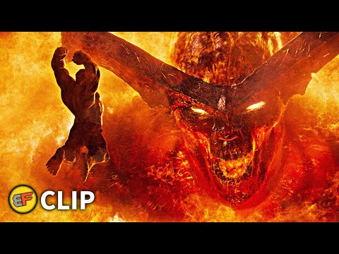 Hulk vs Surtur - Destruction of Asgard Scene | Thor Ragnarok (2017) IMAX Movie Clip HD 4K