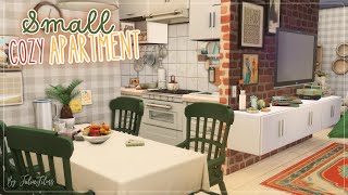 Маленькая уютная квартира💕│Строительство│Small Cozy Apartment│SpeedBuild│NO CC [The Sims 4]