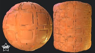 Stylized Desert Tiles 02 Material | Substance Designer