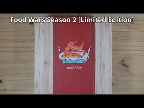 Unboxing Food Wars Season 2 Limited Edition