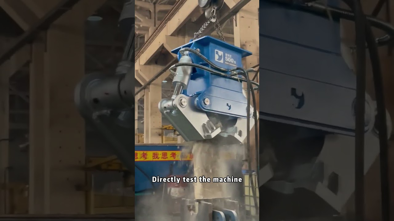 Unleashing the Power of Double Cylinder Pile Breaker | Must-See Pile Demolition!