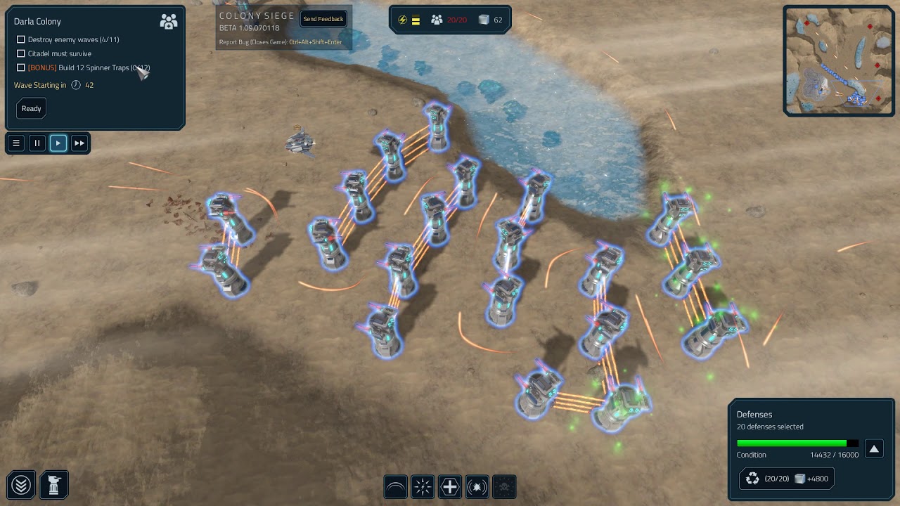 Colony Siege, RTS- Darla Colony (Hard)