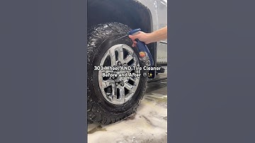 #satisfying wheel cleaning 🛞✨ #carcare #diy #detailing #wheelandtirecleaner