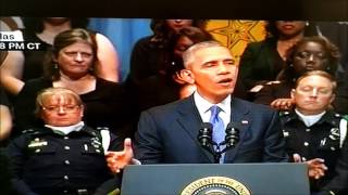 President Obama Dallas Police Memorial 2016. #tristonenetwork  #tristoneministries #othinelljenkins