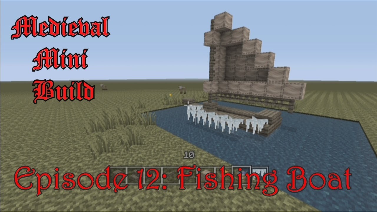 Minecraft Xbox 360 - Medieval Mini Build Ep 12: Fishing ...