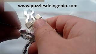 Solution Hanayama Cast Hourglass