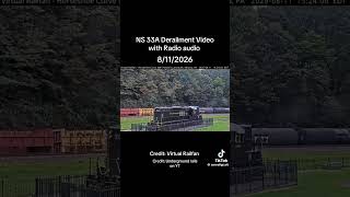 🚨 TRAIN DERAILMENT NEAR HORSESHOE CURVE! 🚂 | Radio Communications & TikTok Footage | Aug. 11, 2026