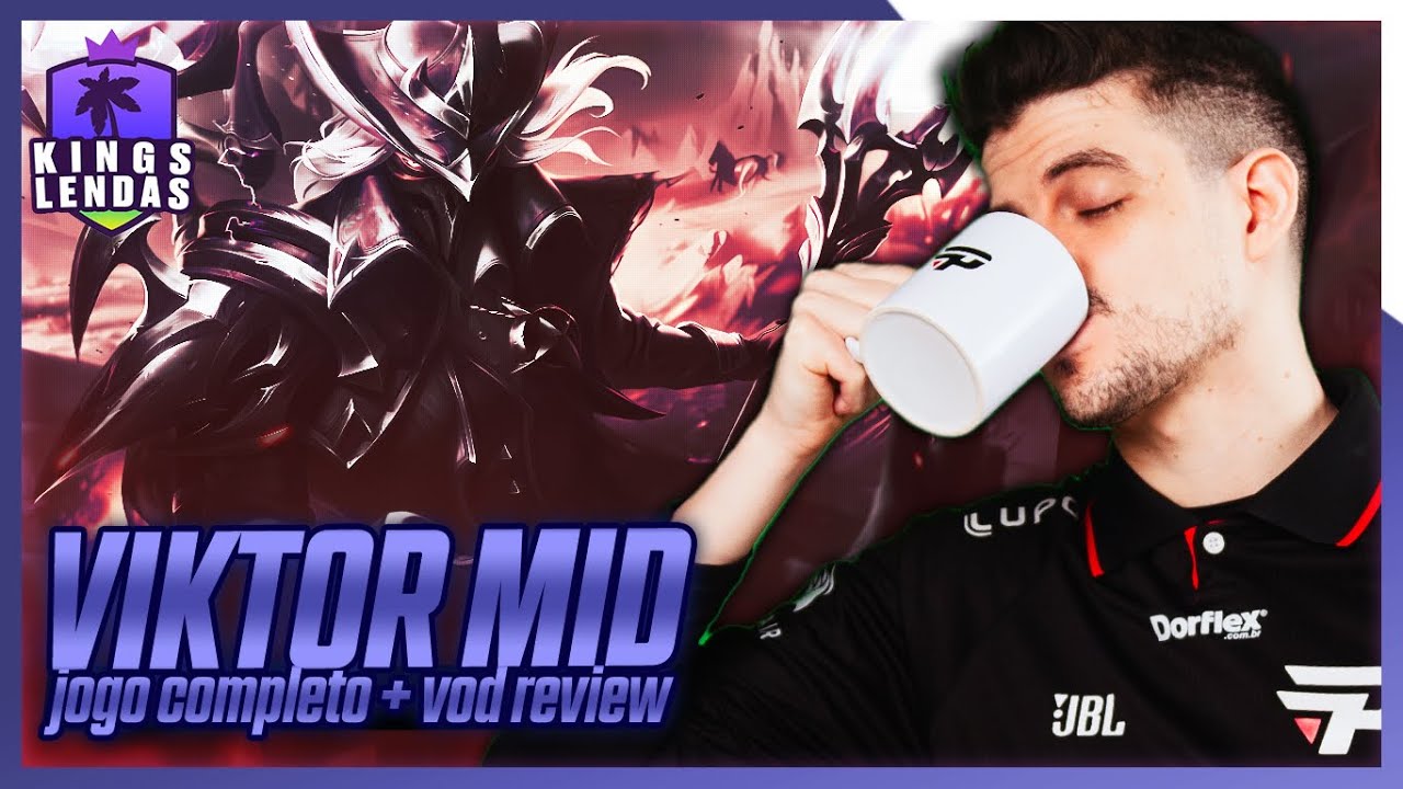 VIKTOR vs RYZE! - treino do KINGS LENDAS vs FONATICS!