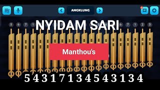 TUTORIAL ANGKLUNG - Nyidam Sari | Manthous | Not Angka #manthous