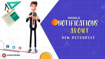 Notifications about new resources on Moodle