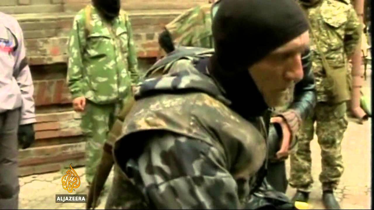 يشهد شرق أوكرانيا أكثر أيام الانتفاضة دموية