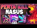 WTF RIOT!? NASUS WITH 65% CDR?? PENTA KILL INFINITE STACK NASUS STRATEGY! - League of Legends